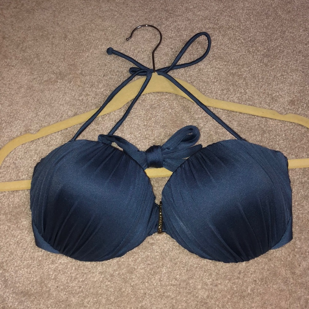 Victoria’s Secret Blue Bikini Top 34DD